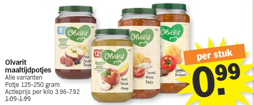 Olvarit maaltijdpotjes