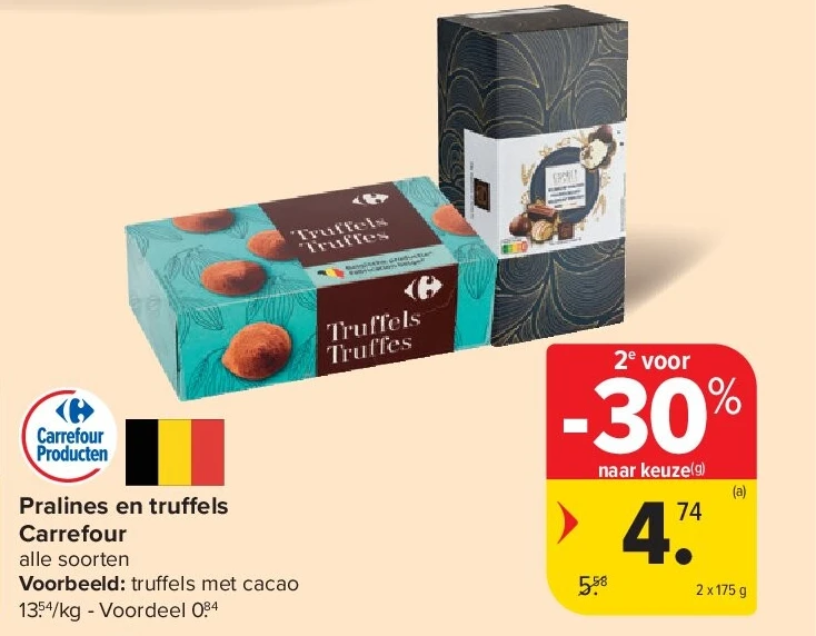 Pralines en truffels Carrefour