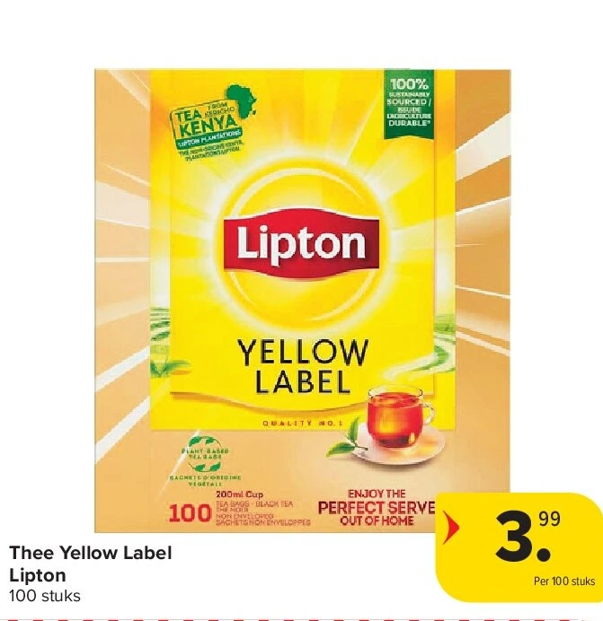 Thee Yellow Label Lipton
