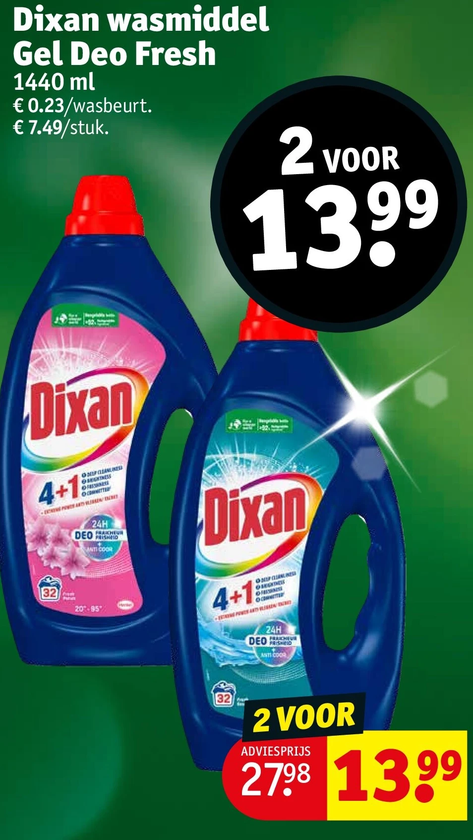 Dixan wasmiddel Gel Deo Fresh