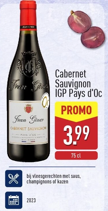 Cabernet Sauvignon IGP Pays d'Oc