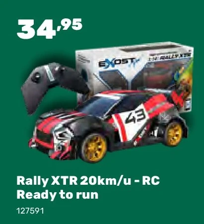 Rally XTR 20km/u - RC Ready to run