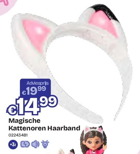 Magische Kattenoren Haarband