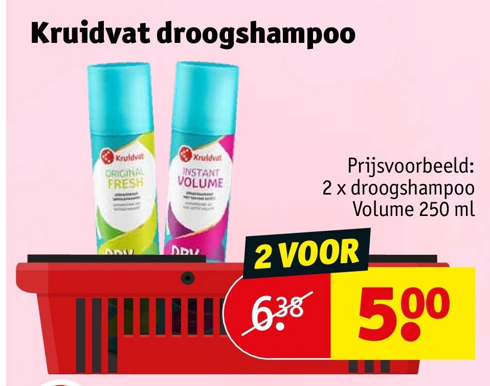 Kruidvat droogshampoo