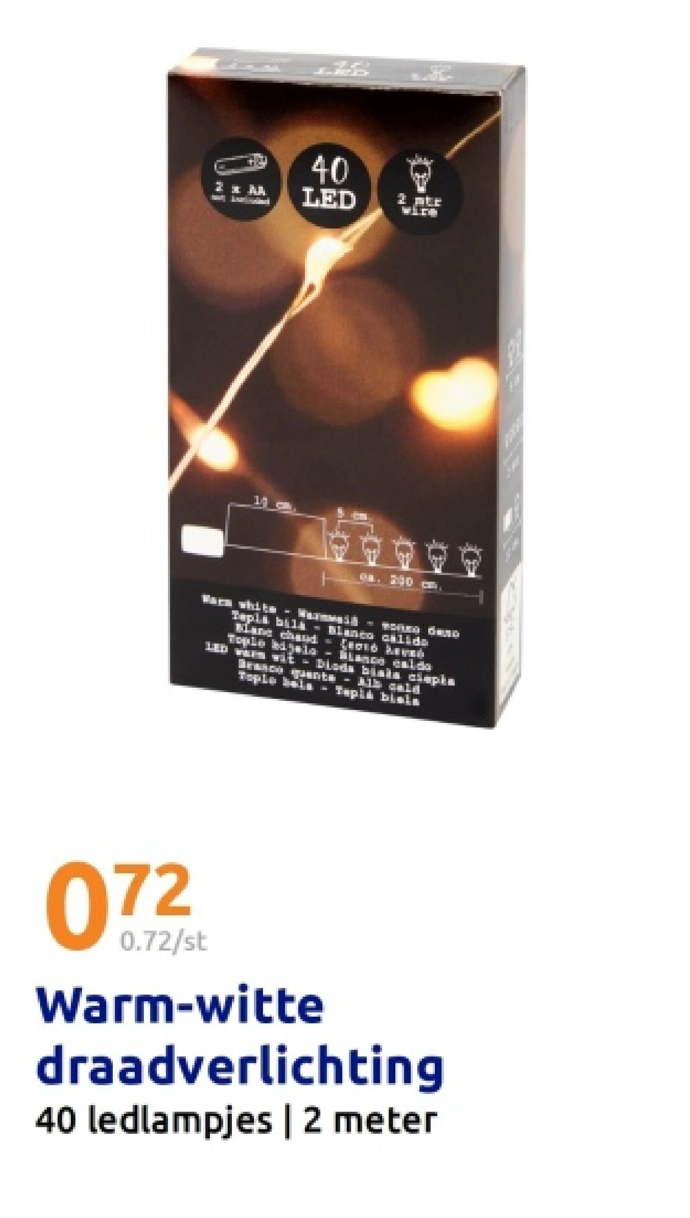 Warm-witte draadverlichting