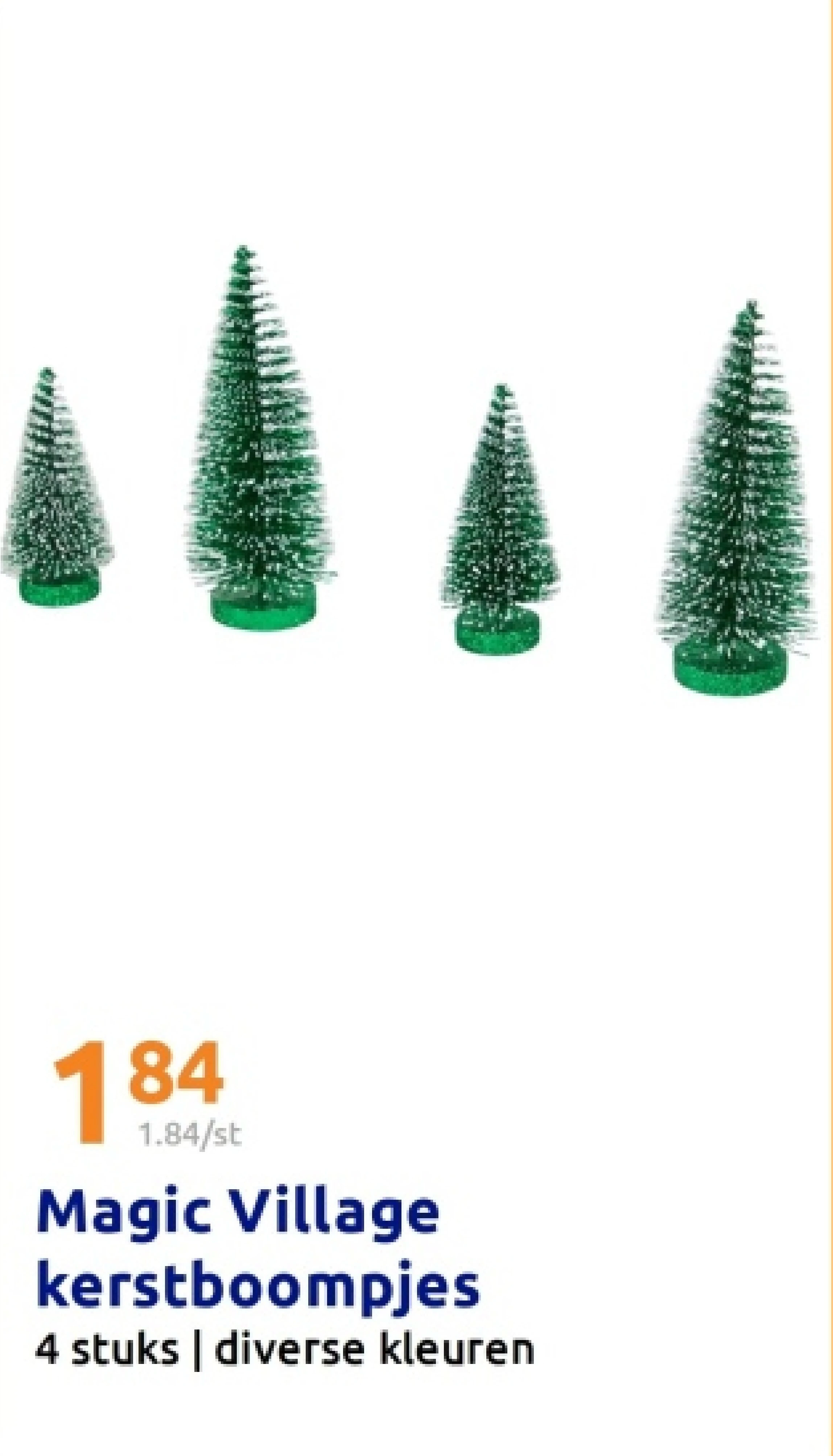 Magic Village kerstboompjes