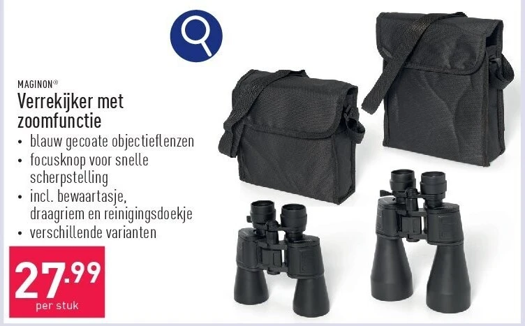 Verrekijker met zoomfunctie