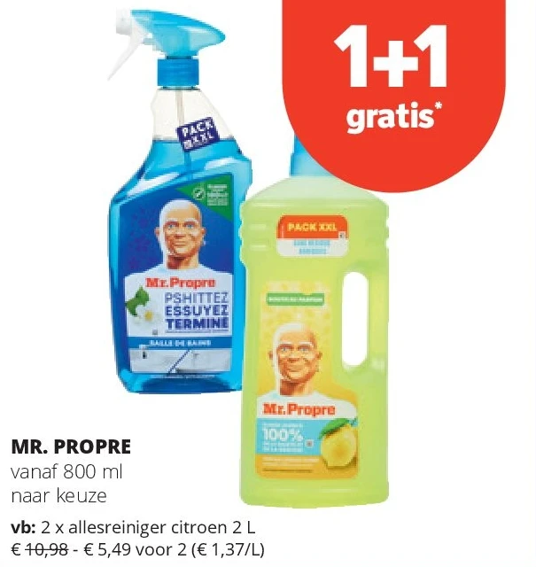 MR. PROPRE allesreiniger citroen 2 L
