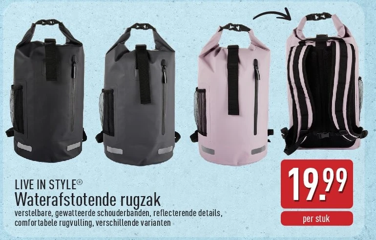 Waterafstotende rugzak