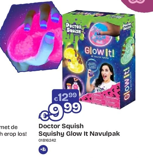 Doctor Squish Squishy Glow It Navulpak