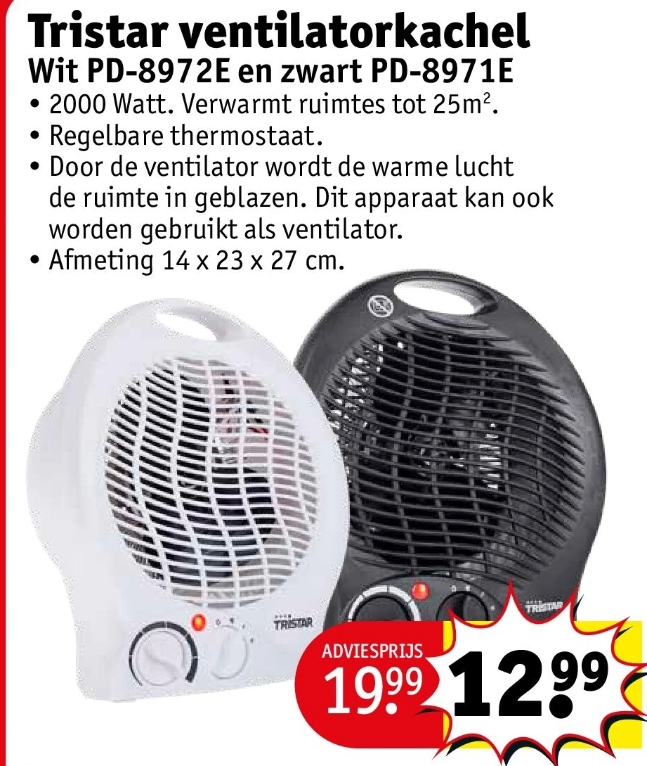 Tristar ventilatorkachel