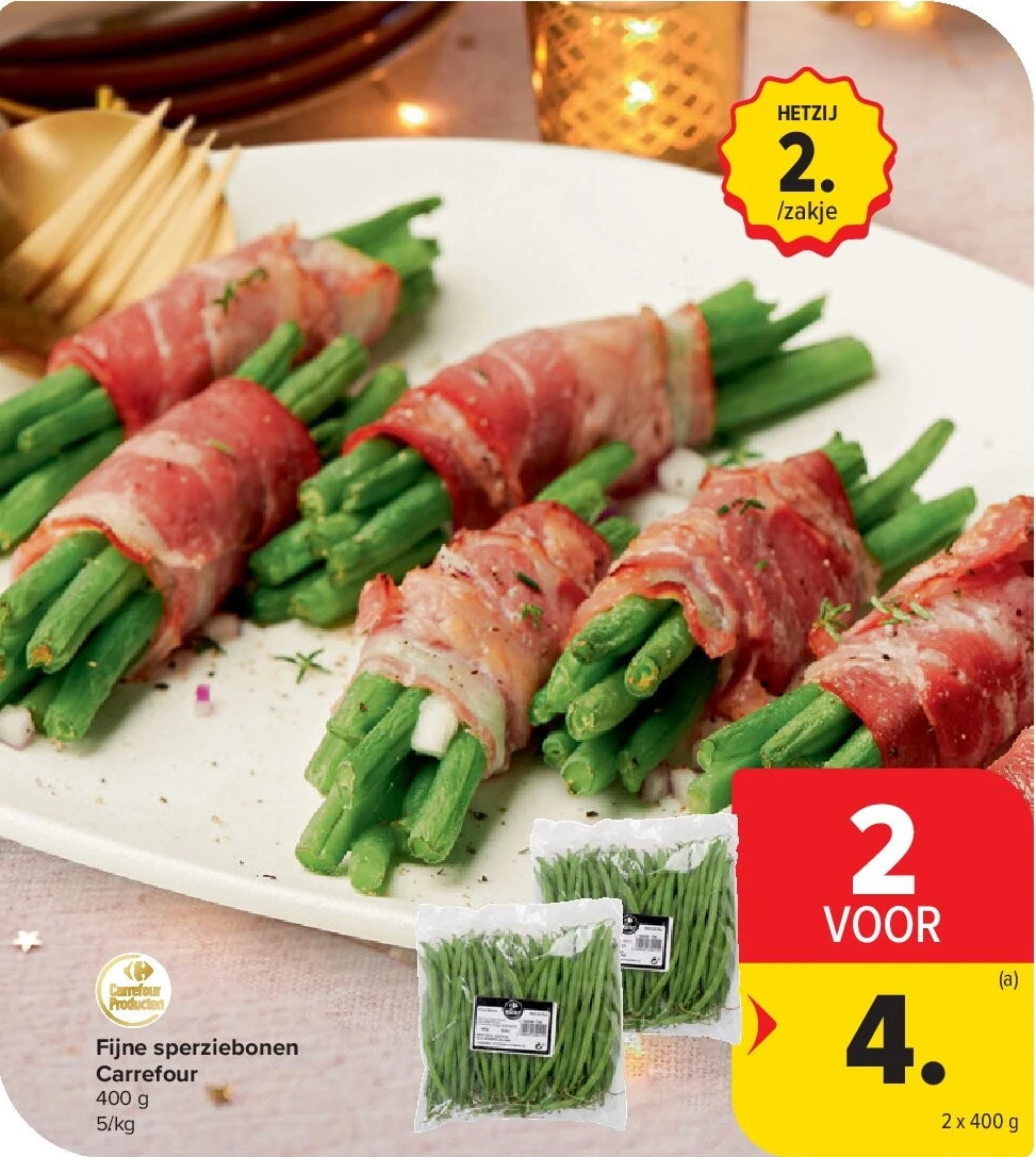 Fijne sperziebonen Carrefour