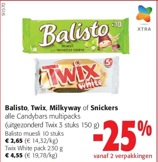 Balisto muesli 10 stuks