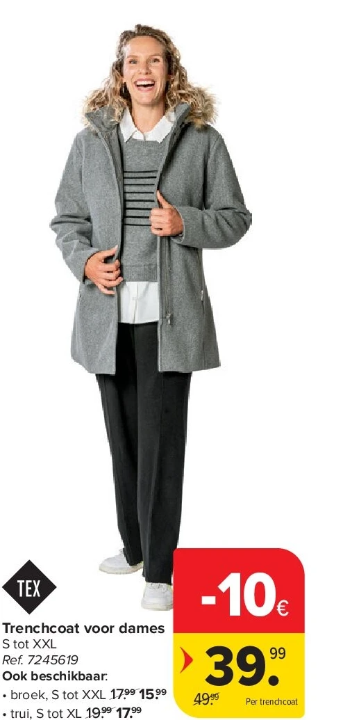 Trenchcoat voor dames