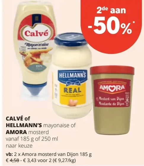 Amora mosterd van Dijon 185 g