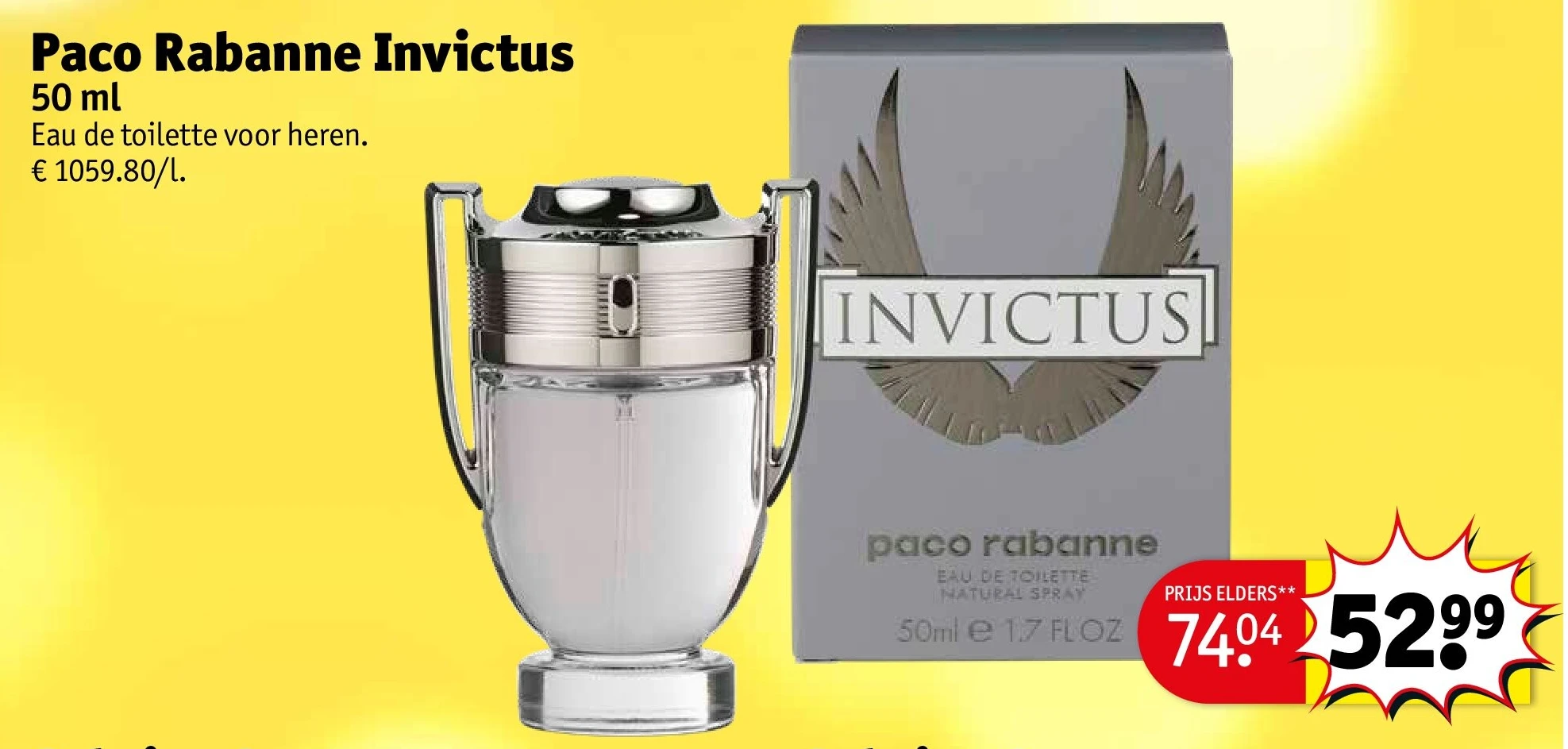 Paco Rabanne Invictus 50 ml