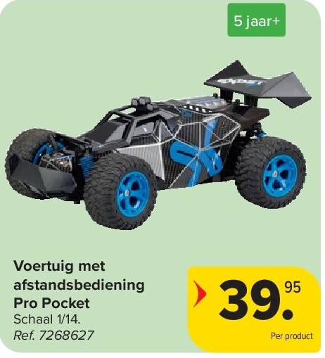 Voertuig met afstandsbediening Pro Pocket