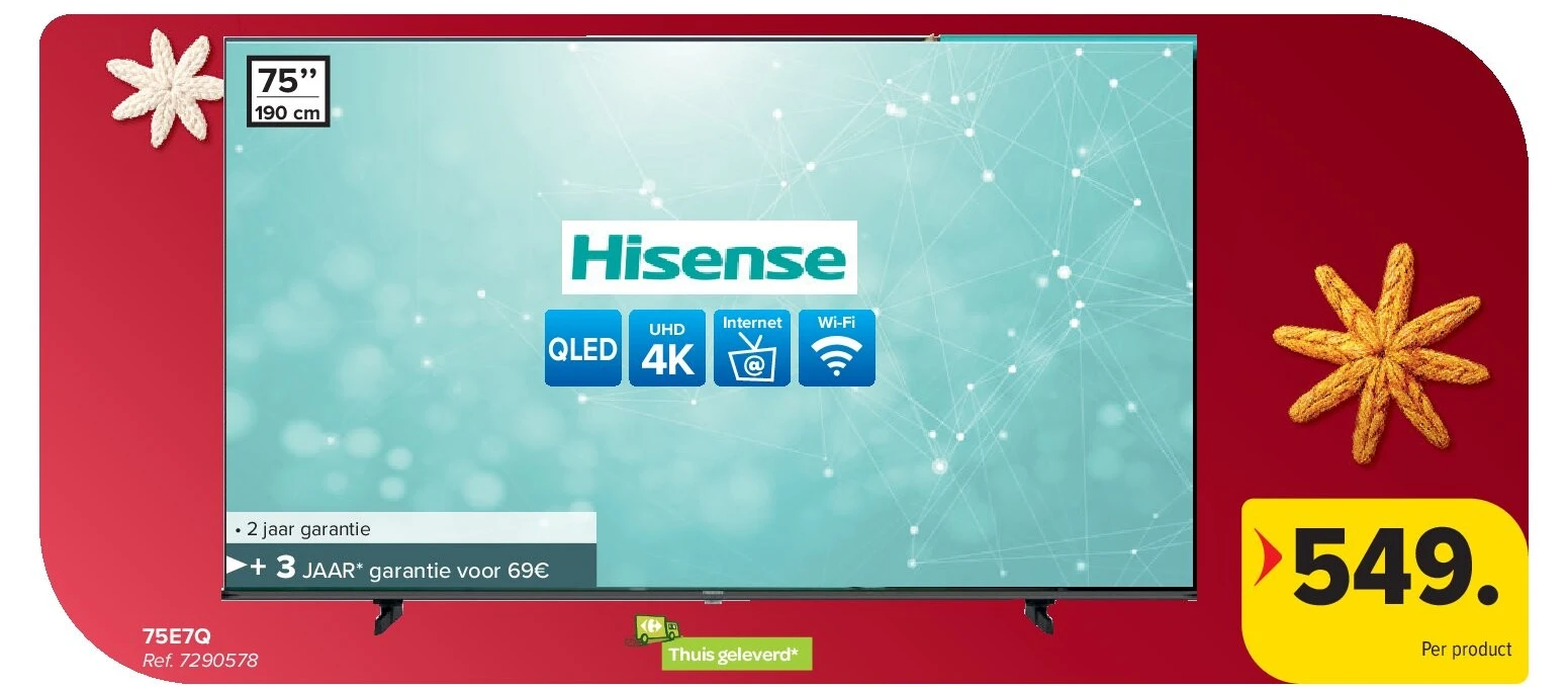 Hisense 75E7Q QLED TV
