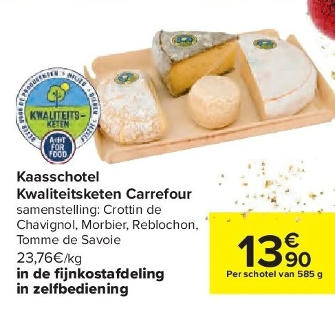 Kaasschotel Kwaliteitsketen Carrefour
