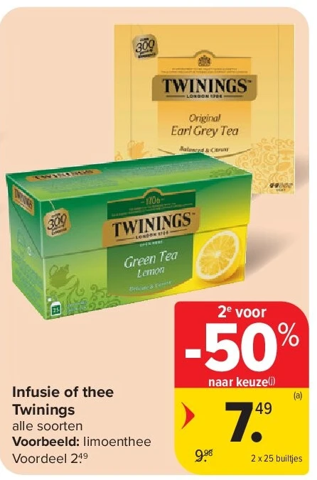 Infusie of thee Twinings