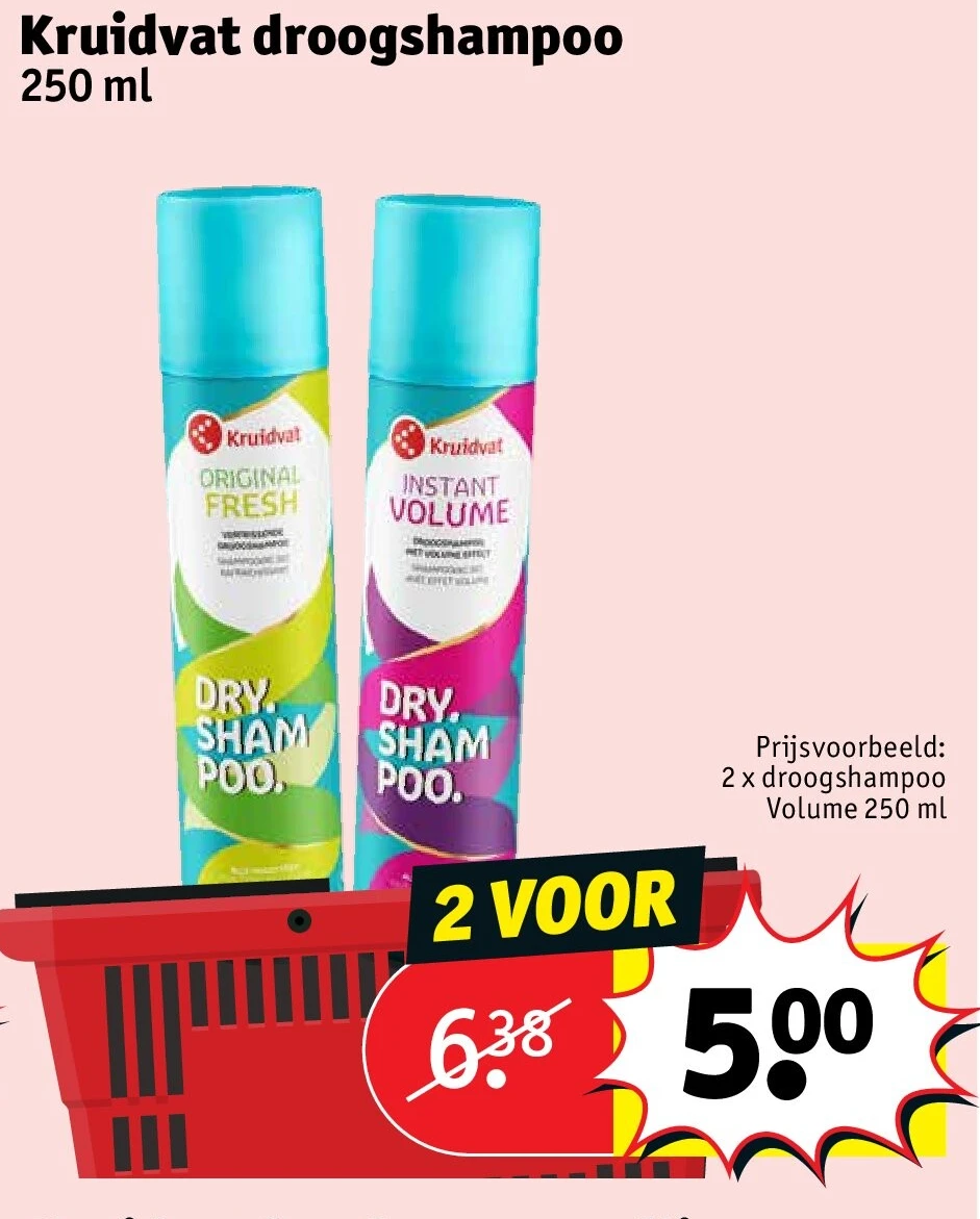 Kruidvat droogshampoo
