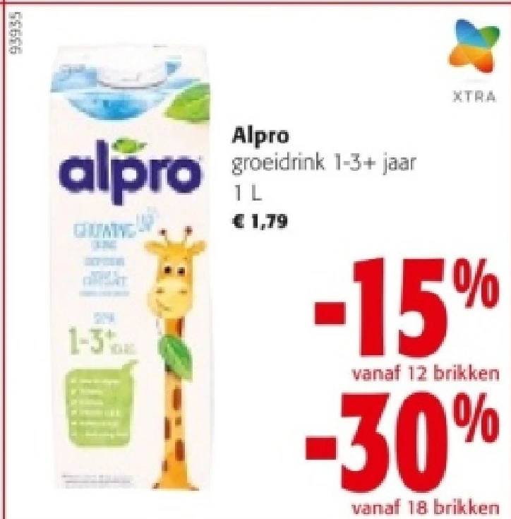 Alpro groeidrink 1-3+ jaar 1L