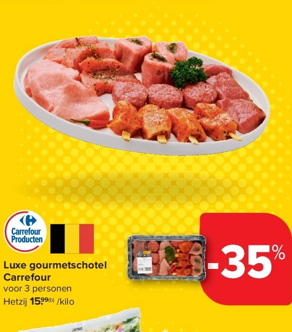 Luxe gourmetschotel Carrefour