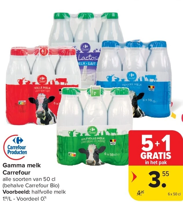 Gamma melk Carrefour