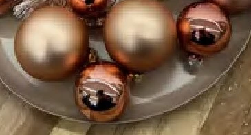 Glazen kerstballen 12 st. • ø 6 cm