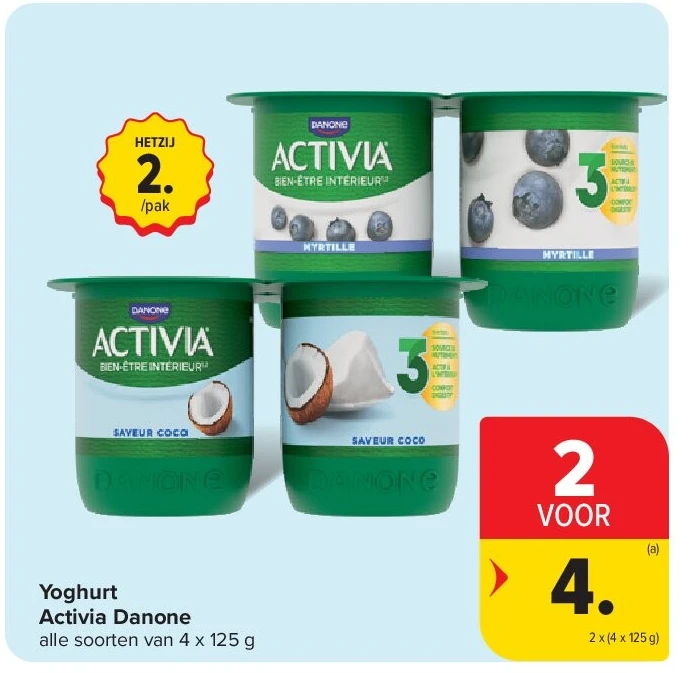 Yoghurt Activia Danone