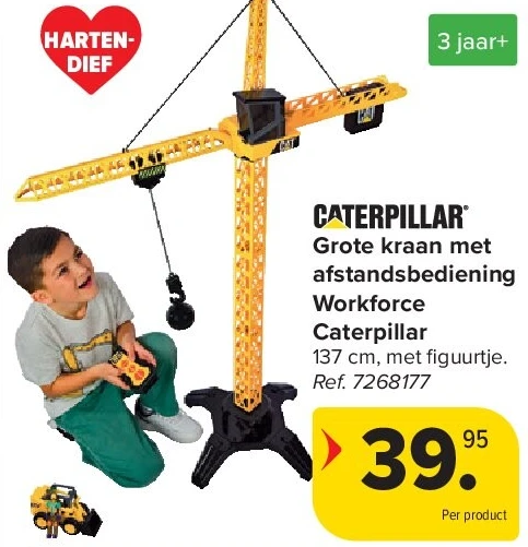 Grote kraan met afstandsbediening Workforce Caterpillar