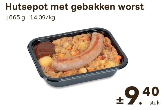 Hutsepot met gebakken worst