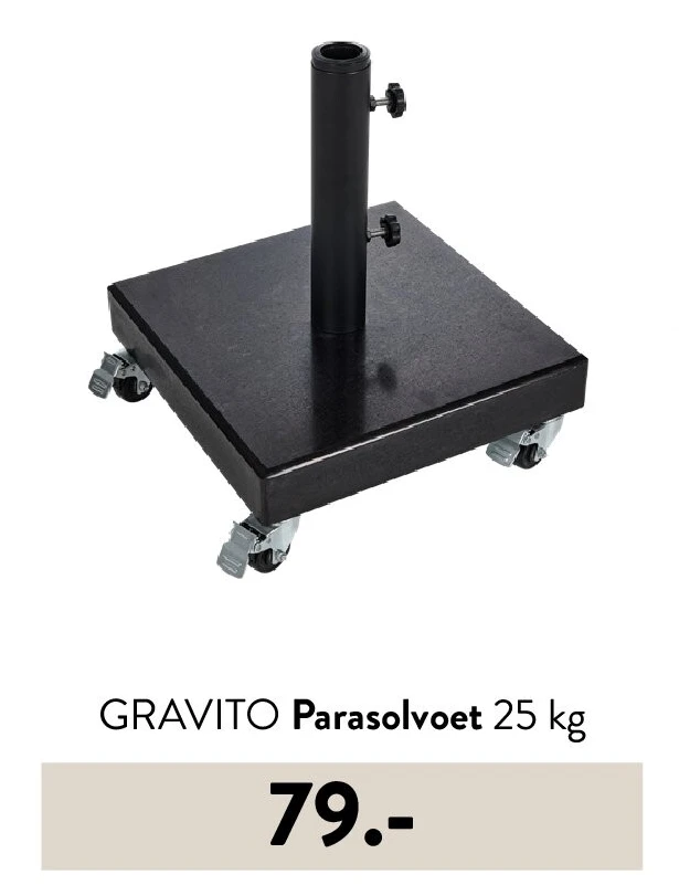 GRAVITO Parasolvoet 25 kg