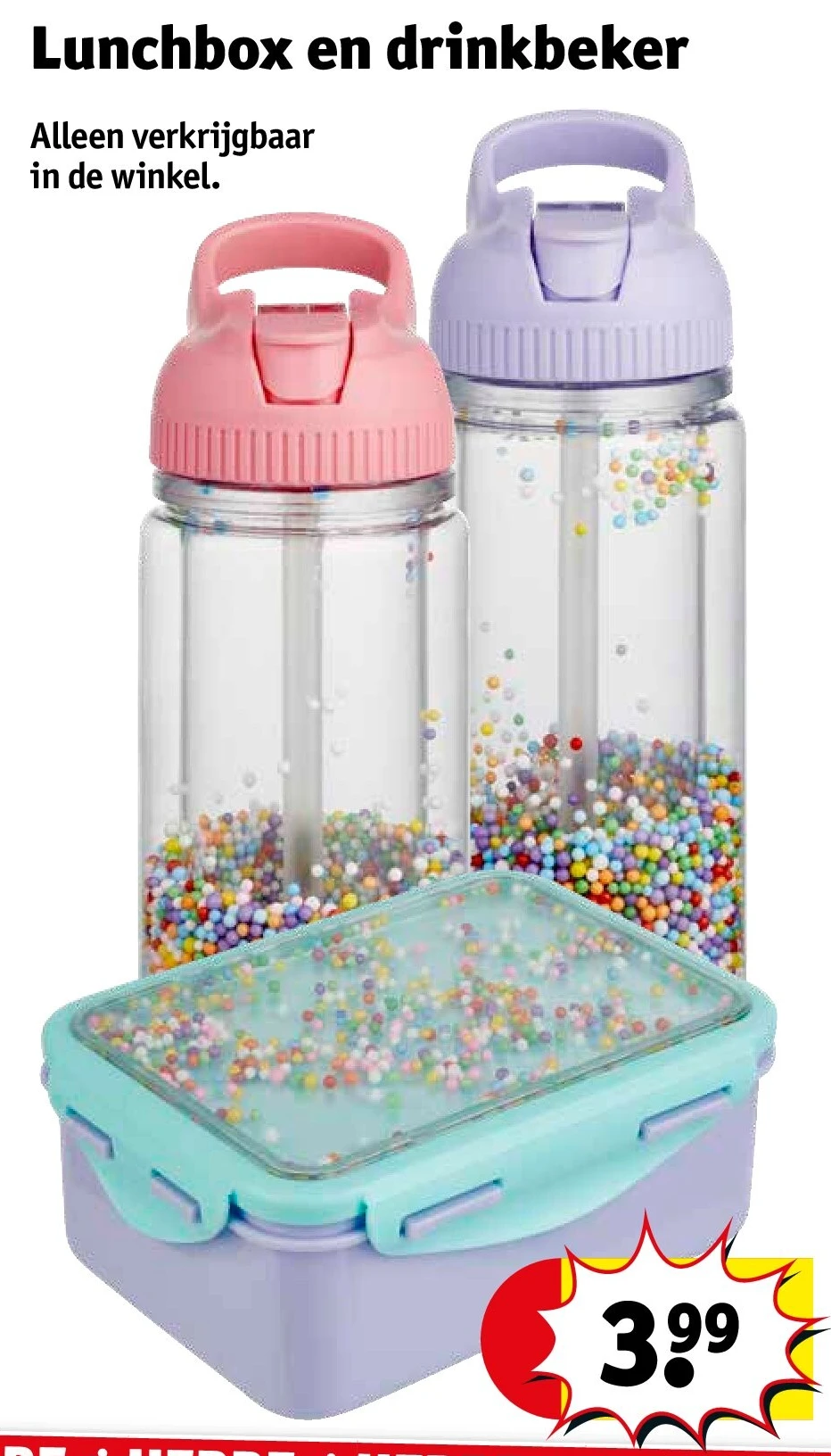 Lunchbox en drinkbeker