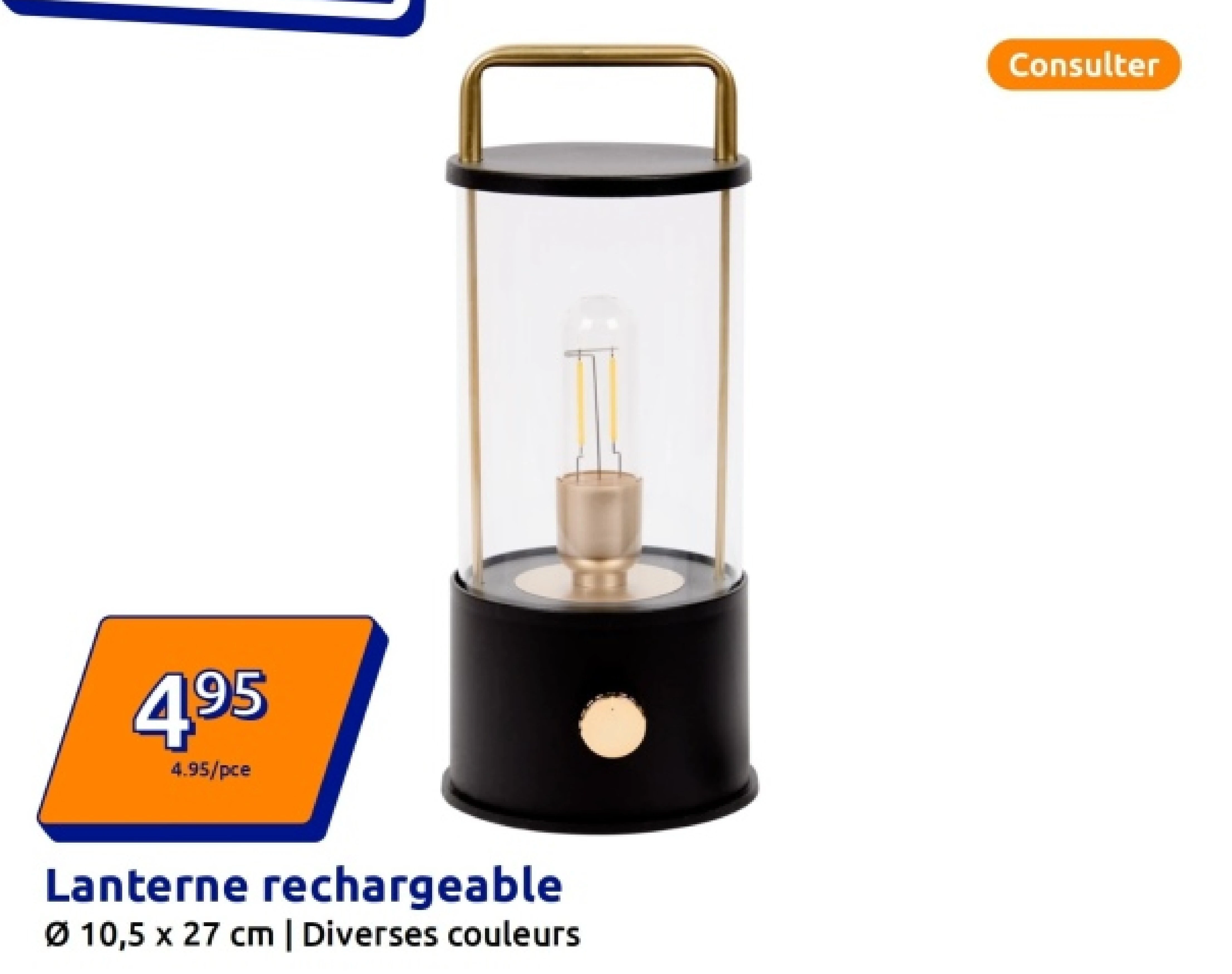 Lanterne rechargeable
