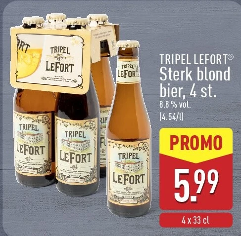 Sterk blond bier, 4st.