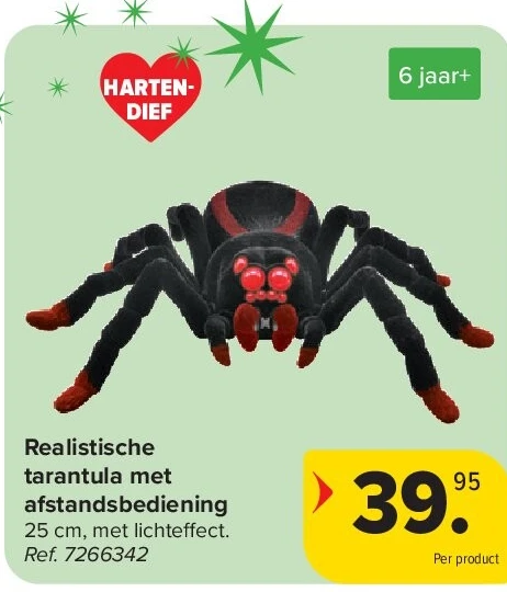 Realistische tarantula met afstandsbediening