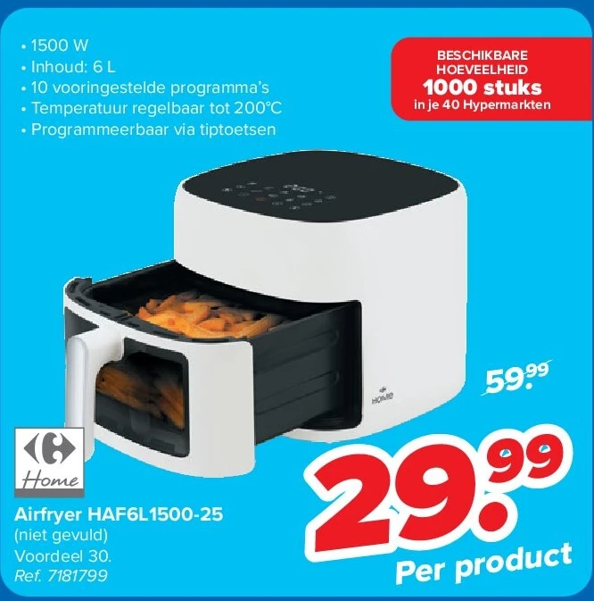 Airfryer HAF6L1500-25
