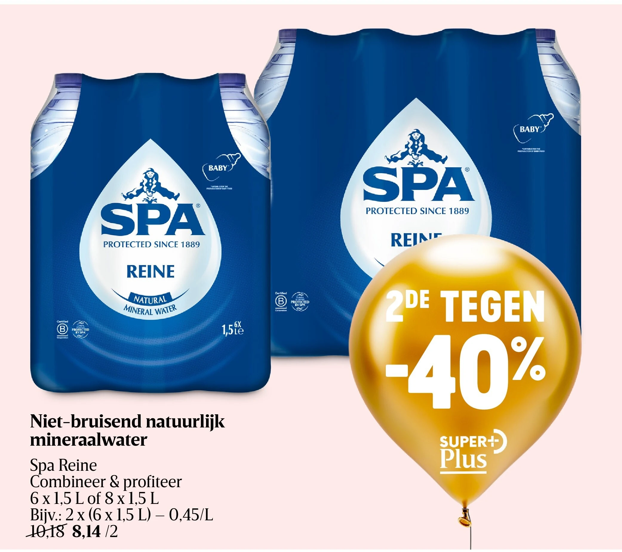 Niet-bruisend natuurlijk mineraalwater