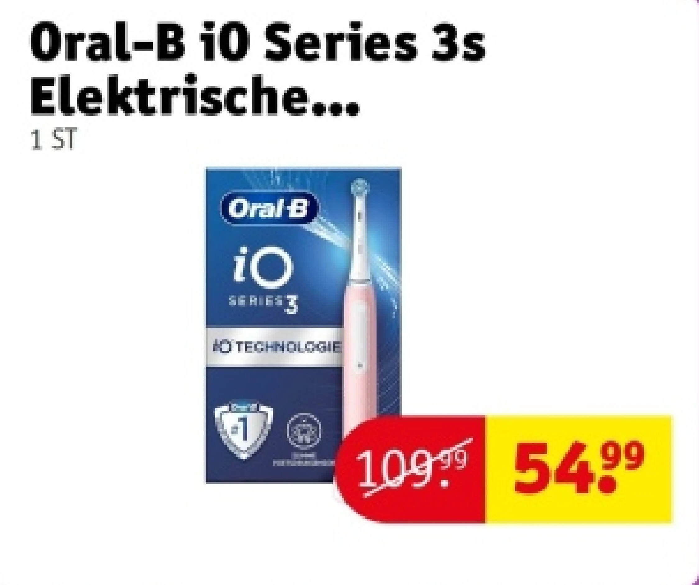 Oral-B i0 Series 3s Elektrische.