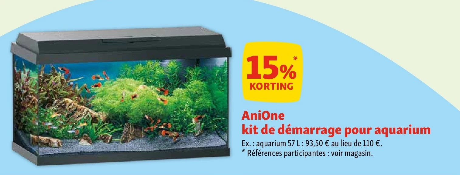 AniOne kit de démarrage pour aquarium