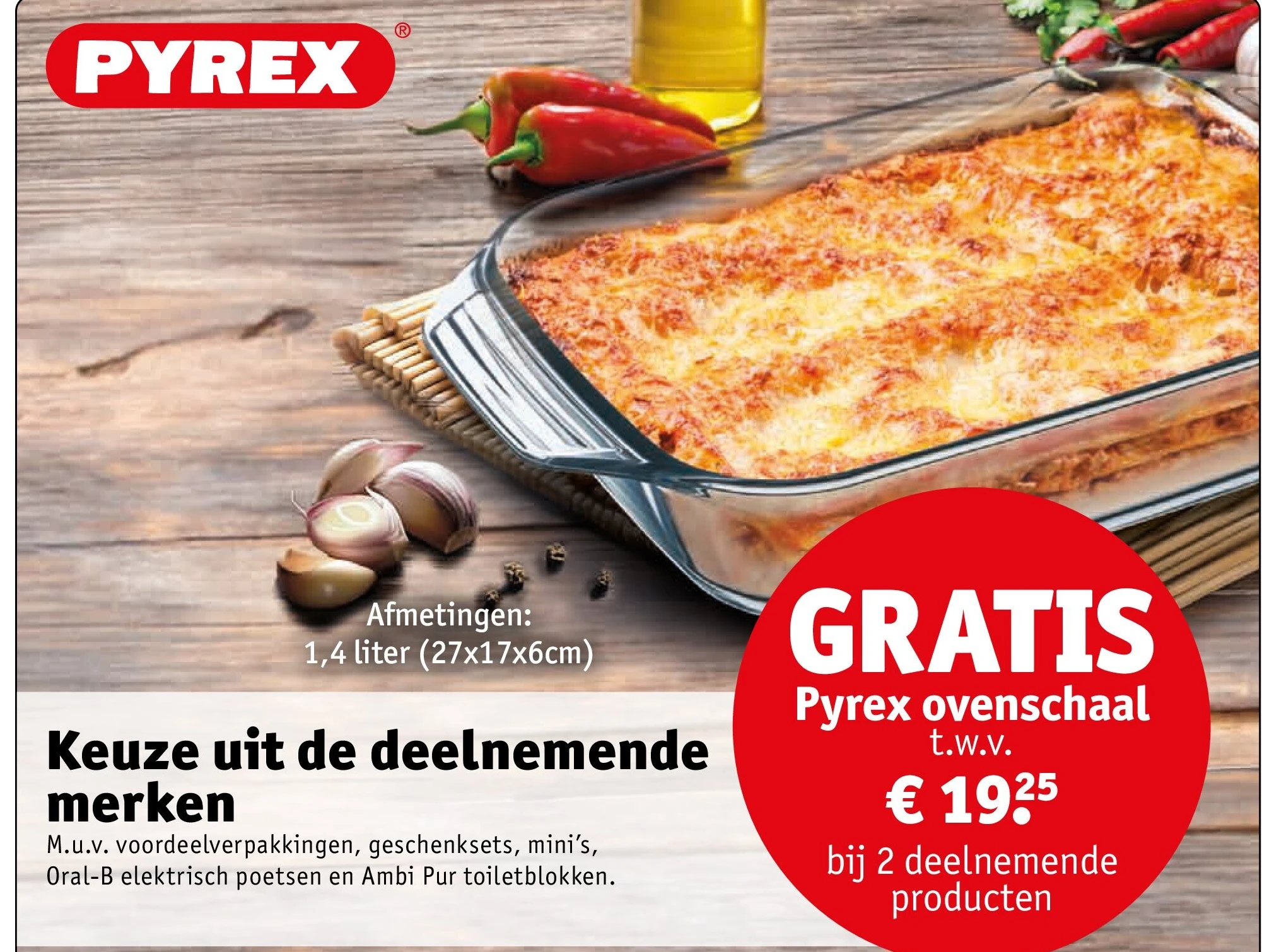 Pyrex ovenschaal