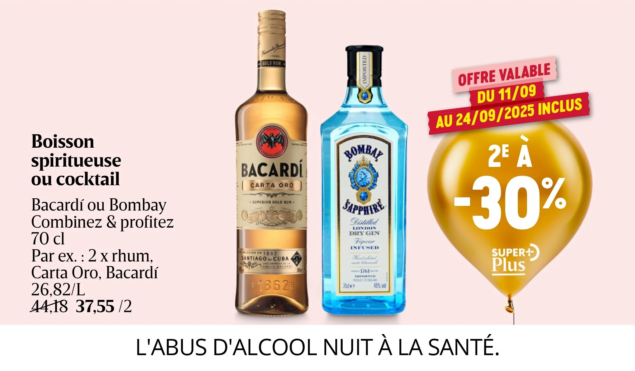 Boisson spiritueuse ou cocktail