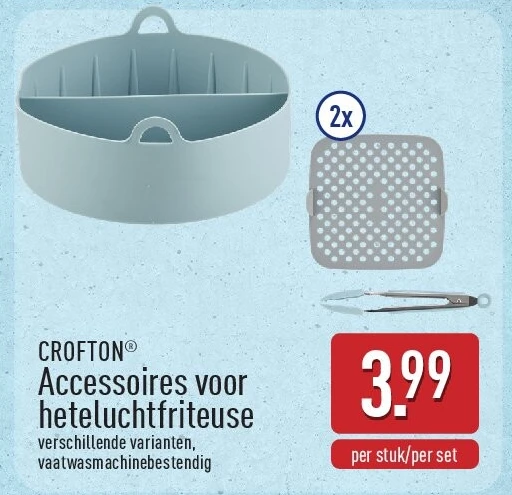 Accessoires voor heteluchtfriteuse