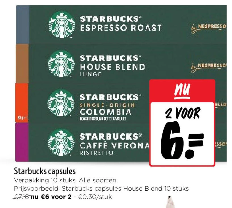Starbucks capsules