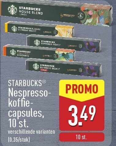 Nespressokoffie capsules, 10st.