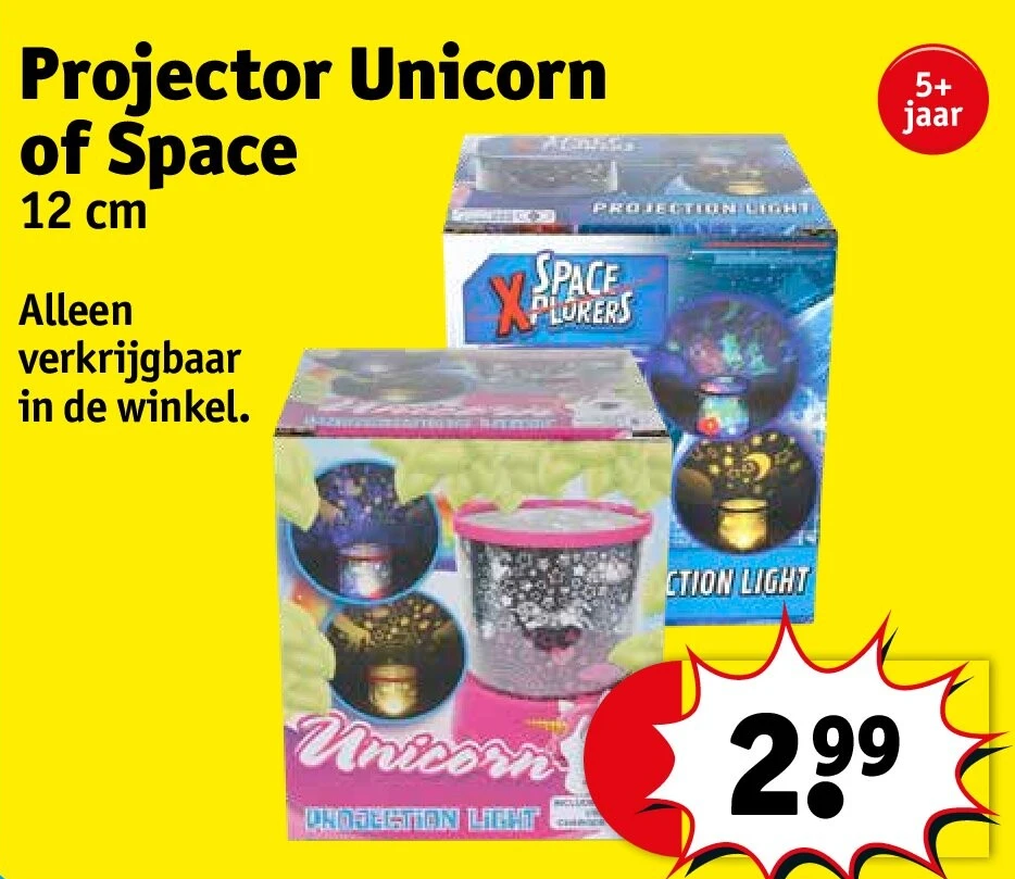 Projector Unicorn of Space