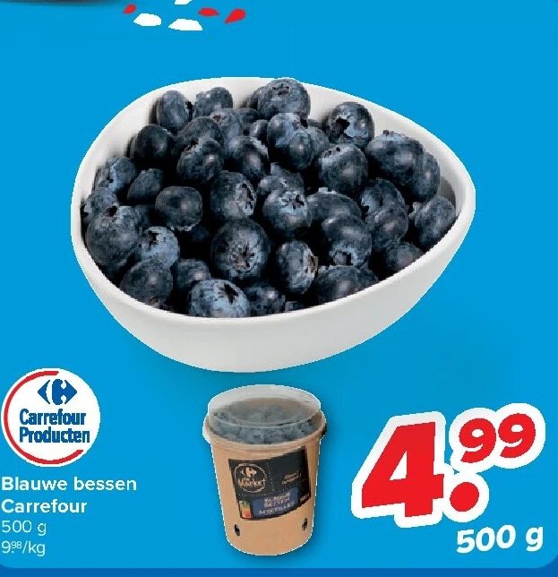 Blauwe bessen Carrefour