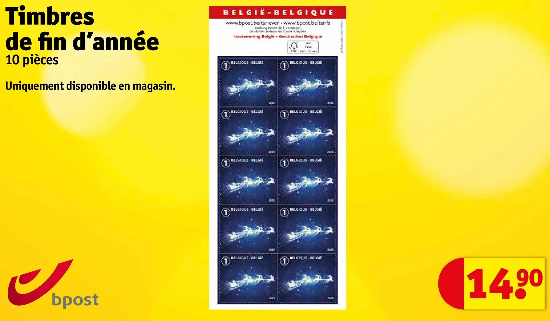 Timbres de fin d’année