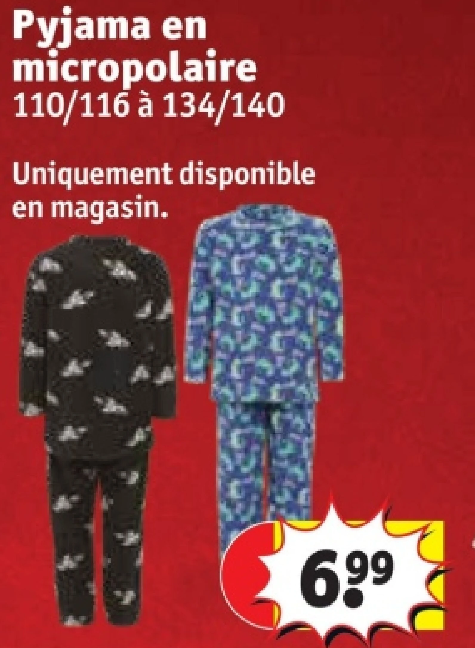 Pyjama en micronolaire